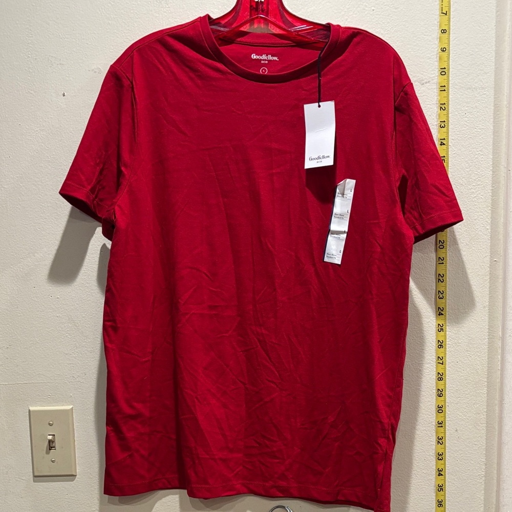 Goodfellow & Co Men's Bold Red Short Sleeve Tee